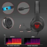 ONIKUMA K9 Single Plug RGB Adjustable Gaming Headphone with Microphone - Image 7