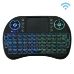 2.4GHz Mini i8 Wireless QWERTY Keyboard with Colorful Backlight & Touchpad & Multimedia Control for PC, Android TV BOX, X-BOX Player, Smartphones