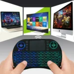 2.4GHz Mini i8 Wireless QWERTY Keyboard with Colorful Backlight & Touchpad & Multimedia Control for PC, Android TV BOX, X-BOX Player, Smartphones - Image 11