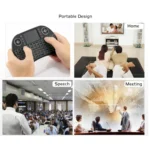 2.4GHz Mini i8 Wireless QWERTY Keyboard with Colorful Backlight & Touchpad & Multimedia Control for PC, Android TV BOX, X-BOX Player, Smartphones - Image 12