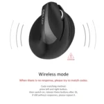 DELUX M618 Mini 2.4G Wireless 2400DPI USB Rechargeable Ergonomic Vertical Mouse - Image 8