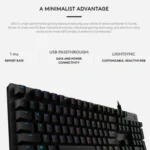Logitech G512 RGB L-axis Mechanical Wired Gaming Keyboard, Length: 1.8m - Image 13