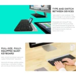 Logitech K780 Multi-device Bluetooth + Unifying Dual Mode Wireless Keyboard with Stand - Image 5