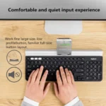 Logitech K780 Multi-device Bluetooth + Unifying Dual Mode Wireless Keyboard with Stand - Image 10