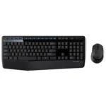 Logitech MK345 Wireless Full-size Keyboard + 2.4GHz 1000DPI Wireless Optical Mouse Set with Nano Receiver