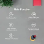 Logitech MK345 Wireless Full-size Keyboard + 2.4GHz 1000DPI Wireless Optical Mouse Set with Nano Receiver - Image 5