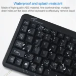DS-8800 USB Interface Prevent Water Splashing Laser Engraving Character One-piece Wired Touchpad Keyboard, Length: 1.5m - Image 8