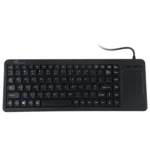 DS-8800 PS / 2 Interface Prevent Water Splashing Laser Engraving Character One-piece Wired Touchpad Keyboard, Length: 1.5m - Image 2