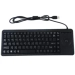 DS-8900 USB Interface Prevent Water Splashing Laser Engraving Character One-piece Wired Trackball Keyboard, Length: 1.5m - Image 2