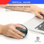 HXSJ T31 2.4GHz 2400DPI Three-speed Adjustable 7-keys Rechargeable Vertical Wireless Optical Mouse - Image 14