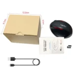 HXSJ T31 2.4GHz 2400DPI Three-speed Adjustable 7-keys Rechargeable Vertical Wireless Optical Mouse - Image 16