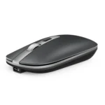 HXSJ M30 Rechargeable Wireless Mouse Metal Wheel Mute 2.4G Office Mouse 500 mAh Built-in Battery - Image 2