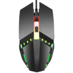 HXSJ S200 USB2.0 1600dpi Adjustable 4-Keys Colorful Glowing Wired Gaming Mouse, Length: 1.5m - Image 2