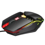 HXSJ S200 USB2.0 1600dpi Adjustable 4-Keys Colorful Glowing Wired Gaming Mouse, Length: 1.5m - Image 3