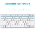 WB-8022 Ultra-thin Wireless Bluetooth Keyboard, Arabic Keys - Image 11