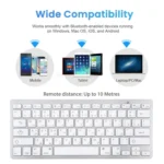 WB-8022 Ultra-thin Wireless Bluetooth Keyboard, Arabic Keys - Image 12