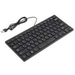 TT-A01 Ultra-thin Design Mini Wired Keyboard, Russian Version - Image 2