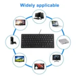 TT-A01 Ultra-thin Design Mini Wired Keyboard, French Version - Image 7
