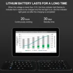 B05 USB Charging Portable Mini Folding Bluetooth Wireless Keyboard - Image 4