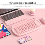 FOETOR K520t Mini Three Modes Wireless Bluetooth Keyboard - Image 4