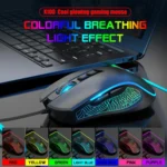 HXSJ X100 7-buttons 3600 DPI Cool Glowing Wired Gaming Mouse, Cable Length: 1.5m - Image 5