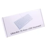 450 78 Keys Ultra-thin USB Wired Keyboard - Image 4