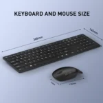 MKESPN 8022 2.4G Scissor Foot Ultra-thin Wireless Keyboard + Mouse Set - Image 6