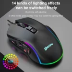 MKESPN X9 10 Buttons 7200DPI RGB Macro Definition Gaming Wired Mouse - Image 5