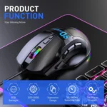 MKESPN X10 9-Buttons RGB Wired Full Speed Macro Definition Gaming Mouse - Image 2