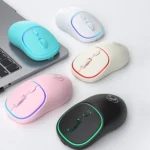 iMICE W-618 Rechargeable 4 Buttons 1600 DPI 2.4GHz Silent Wireless Mouse for Computer PC Laptop - Image 2