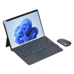 For Microsoft Surface Pro 8 Tablet Colorful Backlight Bluetooth Keyboard Leather Case with Pen Slot - Image 5