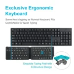 Mini Wireless Bluetooth Folding Keyboard - Image 3