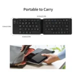Mini Wireless Bluetooth Folding Keyboard - Image 5