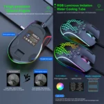 iMICE T97 Gaming Mouse RGB LED Light USB 7 Buttons 7200 DPI Wired Gaming Mouse - Image 5