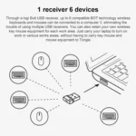 Logitech Bolt USB Wireless Receiver Wireless Mouse Keyboard Receiver - Image 4