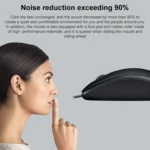 Logitech M110 1000DPI Wired Mouse USB Silent Mouse - Image 4