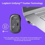 Logitech M235 1000DPI 2.4GHz Ergonomic Wireless Mouse - Image 5