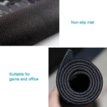 Extended Large Anti-Slip World Map Pattern Soft Rubber Smooth Cloth Surface Game Mouse Pad Keyboard Mat, Size: 60 x 30cm - Image 5