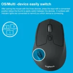 Logitech M720 1000DPI 2.4GHz Wireless Bluetooth Multimode Mouse - Image 4