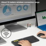 Logitech M720 1000DPI 2.4GHz Wireless Bluetooth Multimode Mouse - Image 6