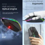 S700 Colorful Light USB Wired Office Gaming Mouse - Image 4