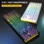 AULA F2183 RGB Wireless Bluetooth Keyboard - Image 2