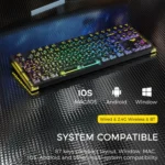 AULA F2183 RGB Wireless Bluetooth Keyboard - Image 7