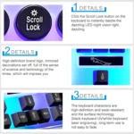 ZGB G21 Luminous Wired Keyboard + Mouse Set - Image 3