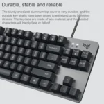 Logitech K835 Mini Mechanical Wired Keyboard, Red Shaft - Image 7