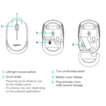 Logitech M188 Fashion Wireless Mouse - Image 3