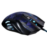 ZGB 169 USB 2400DPI Four-speed Adjustable LED Backlight Wired Optical E-sport Gaming Mouse with Counter Weight, Length: 1.45m - Image 2