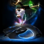 ZGB 169 USB 2400DPI Four-speed Adjustable LED Backlight Wired Optical E-sport Gaming Mouse with Counter Weight, Length: 1.45m - Image 5