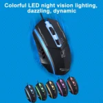 Chasing Leopard 199 USB 1600DPI Three-speed Adjustable LED Backlight Wired Optical Gaming Mouse, Length: 1.3m - Image 5