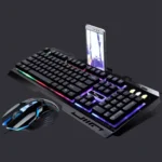 Chasing Leopard G700 USB RGB Backlight Wired Optical Gaming Mouse and Keyboard Set, Keyboard Cable Length: 1.35m, Mouse Cable Length: 1.3m